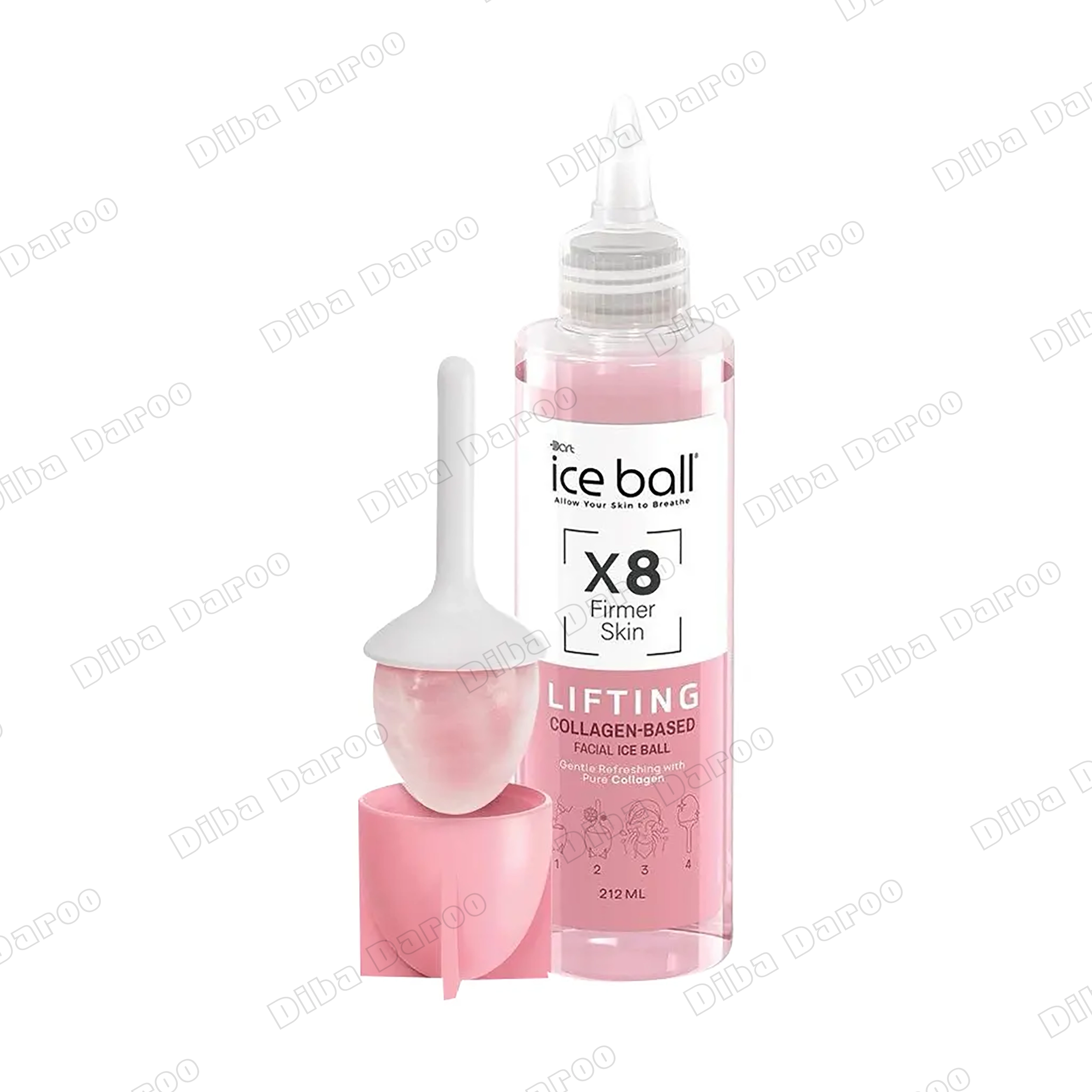 Ice-Ball-Lifting-Collagen-Gel copy ژل آبرسان کلاژن لیفتینگ صورت آیس بال 212 میلی لیتر - تصویر 1