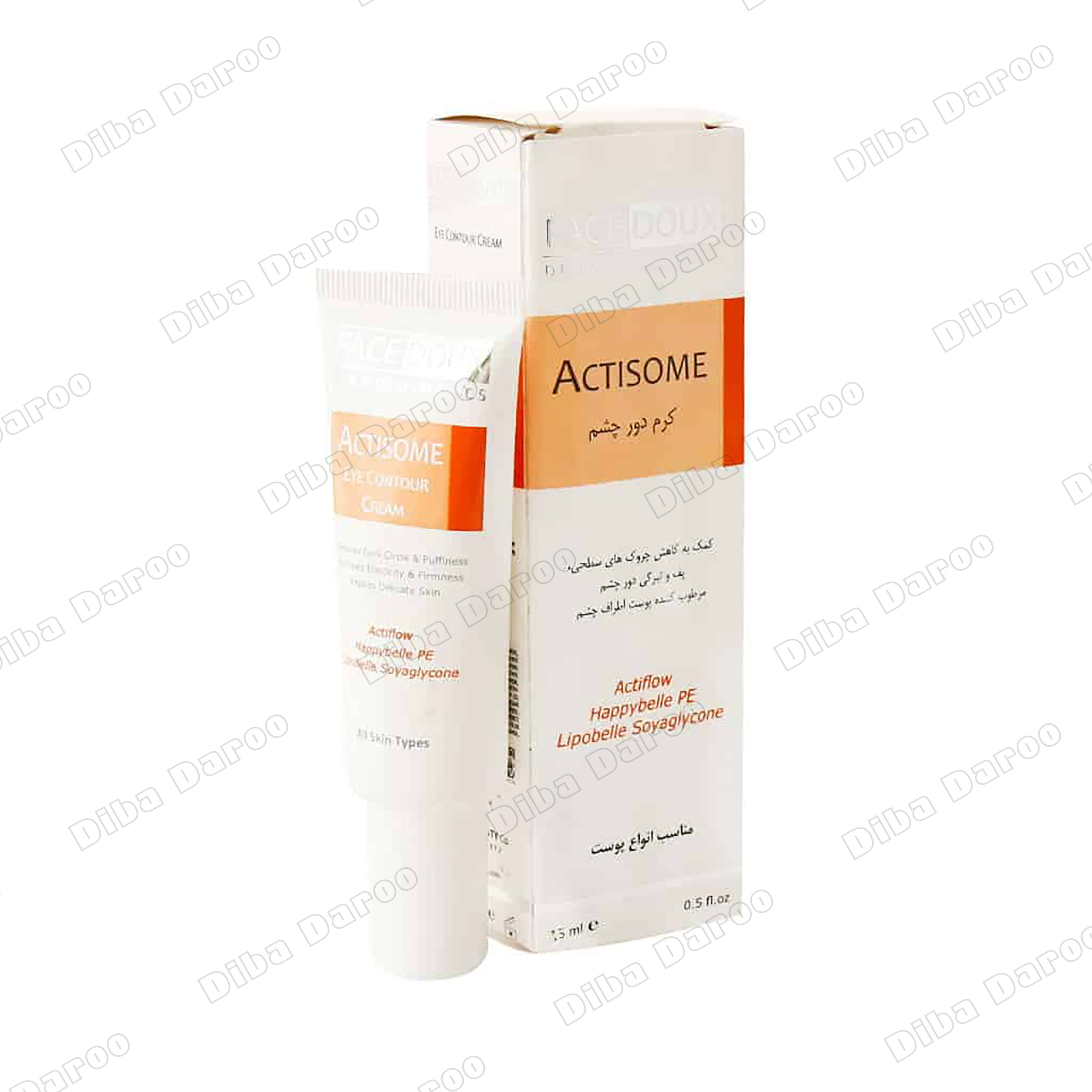 Facedoux-Actisome-Eye-Contour-Cream copy کرم دور چشم اکتی زوم فیس دوکس ۱۵ میلی لیتر - تصویر 1